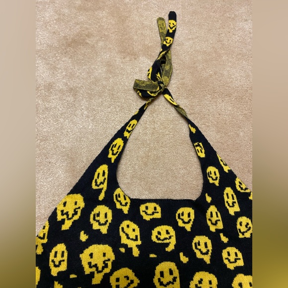 Women’s Holton neck knitted crop top - Picture 2 of 8